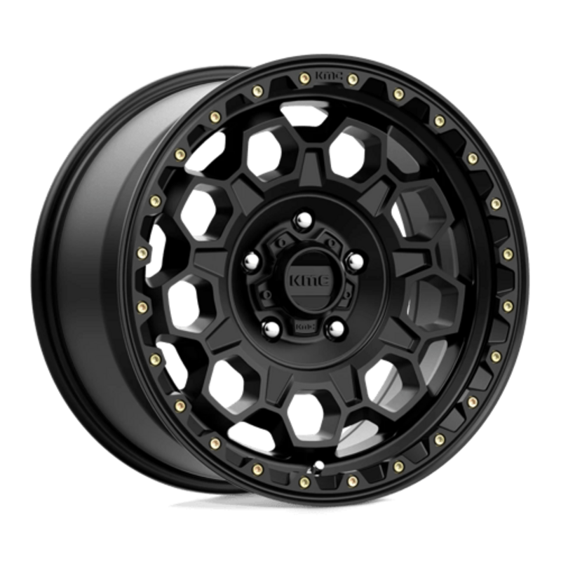 Jante KMC KM545 Trek 17x9 5x127 ET18, Noir Satiné