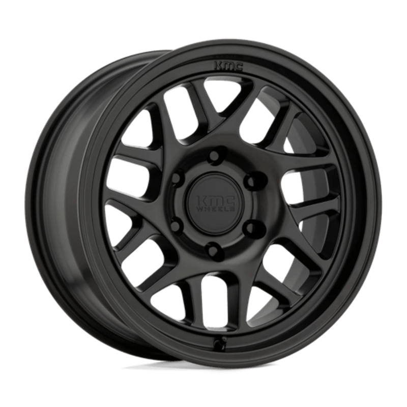 Jante KMC KM717 Bully OL 16x8 5x127 ET00, Noir Satiné