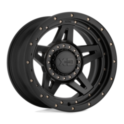 Jante XD138 Brute 17x9 5x127/139.7 ET-12, Noir Satiné