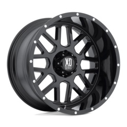 Jante XD820 Grenade 18x8 5x130 ET38, Noir Satiné