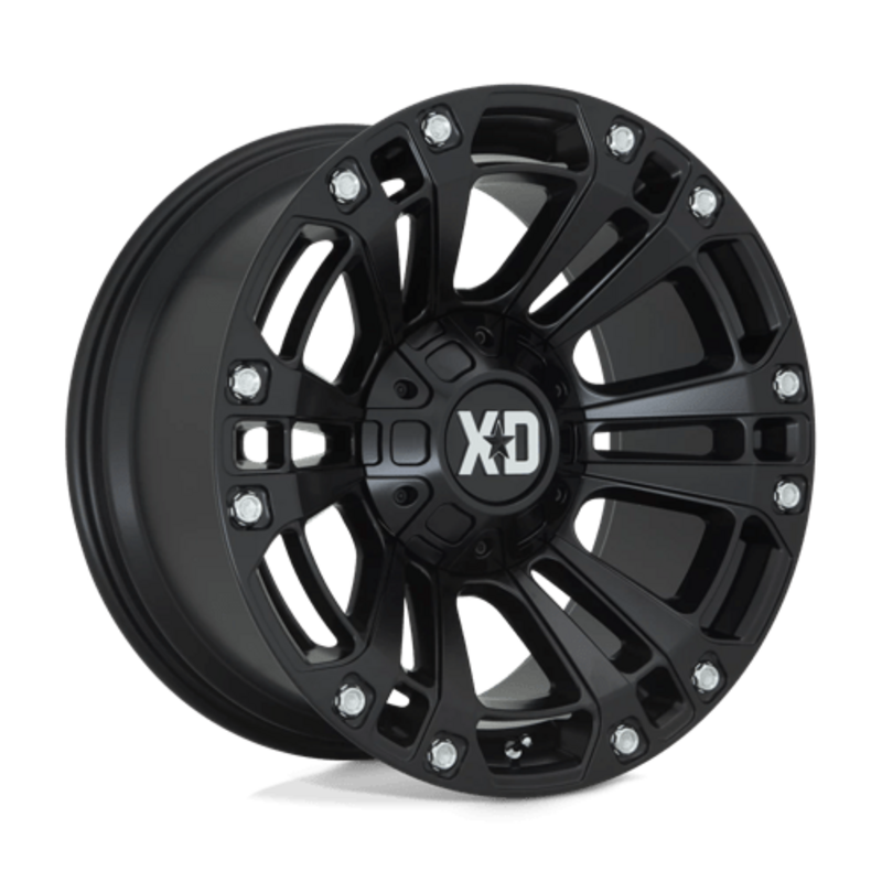 Jante XD851 Monster 3 20x10 6x135/139.7 ET-18, Noir Satiné