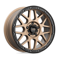 Jante KMC KM535 Grenade Off-Road 18x8.5" 5x127 ET35, Bronze Mat, Rebord Noir