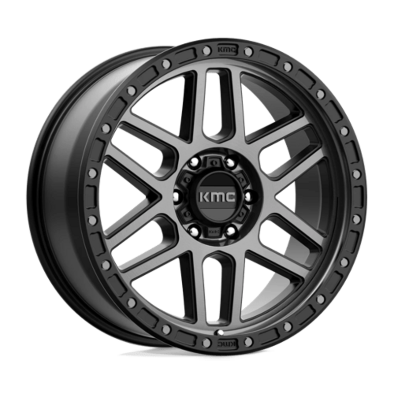 Jante KMC KM544 Mesa 20x9" 6x139.7 ET18, Noir Satiné, Teinte Grise