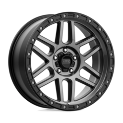 Jante KMC KM544 Mesa 17x9" 5x127 ET-12, Noir Satiné, Teinte Grise