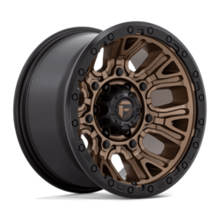 Jante Fuel D826 Traction 17x9" 5x127 ET-12, Bronze Mat, Cerclage Noir
