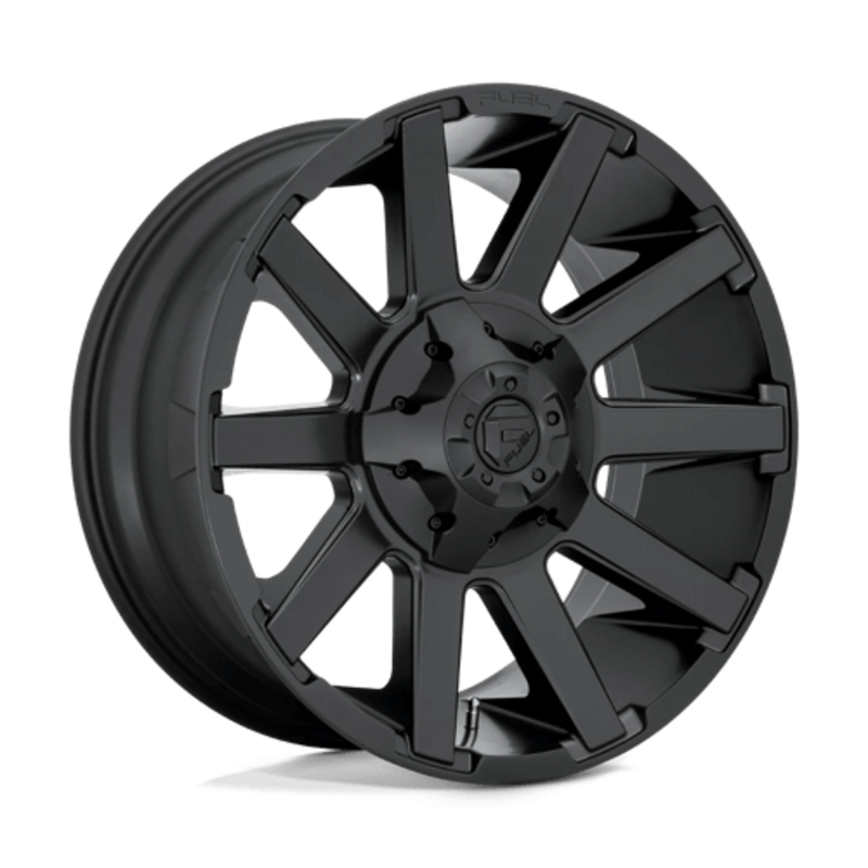Jante Fuel D437 Contra 20x9" 6x135/139.7 ET19, Noir Satiné