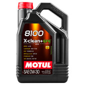 5L Huile Motul 0W30 8100 X-Clean+ EFE (Mercedes, BMW, Porsche, VW, Fiat...)