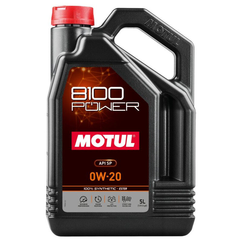 5L Huile Motul 8100 Power 0W20