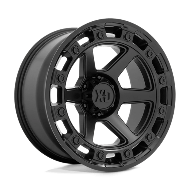 Jante XD862 Raid 17x9" 6x139.7 ET00, Noir Satiné