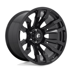 Jante Fuel D675 Blitz 22x12" 6x139.7 ET-44, Noir Brillant