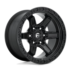 Jante Fuel D697 Kicker 17x9" 6x139.7 ET01, Noir Mat