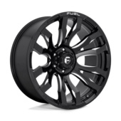 Jante Fuel D673 Blitz 18x9" 6x139.7 ET20, Noir Brillant, Branches Usinées