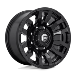 Jante Fuel D675 Blitz 22x10" 8x180 ET-18, Noir Brillant