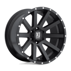 Jante XD818 Heist 20x10" 5x127 ET-24, Noir Satiné