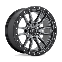 Jante Fuel D680 Rebel 20x9" 6x135 ET20, Gunmetal Mat, Cerclage Noir