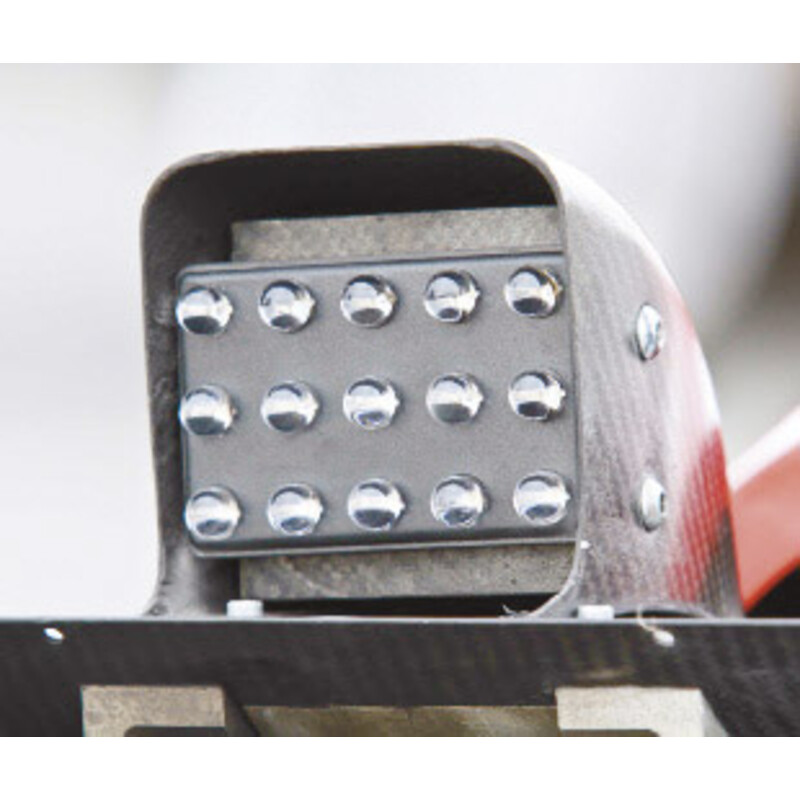 Feu de pluie Cartek Pro 15 LED Clignotant + Stop FIA 9V-16V 90x57mm