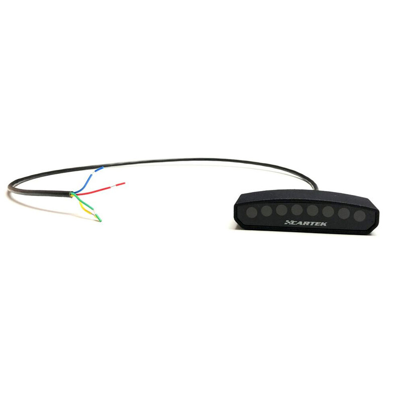 Shift light CARTEK 8 Leds haute intensité + entrée de signal d'alarme