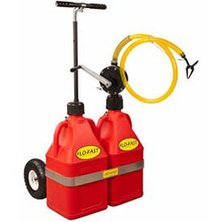 Chariot Refuelling 56l TT (2 bidons 28l rouge + 1 chariot + 1 pompe)