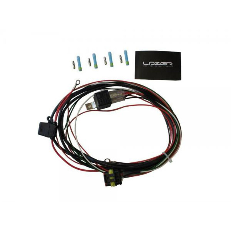 Cablage complet avec interrupteurs pour 4 barres ST Lazer Lamps