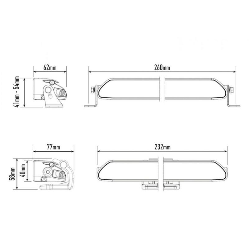 Rampe de phare LED Lazer Linear 6 Elite