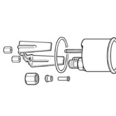 Manomètre Pression VDO Cockpit International (-1 > 1.5 bar) Ø52 mm