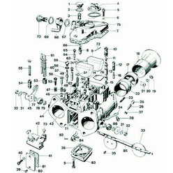 Soupape à pointeau carburateur Weber DCOE avec ressort - 2mm (n°8)