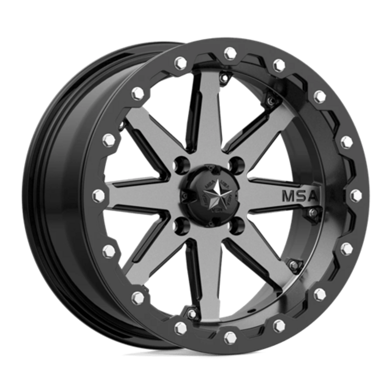 Jante MSA Offroad Wheels M21 Lok Beadlock 14x7" 4x137 ET00, Anthracite Charbon