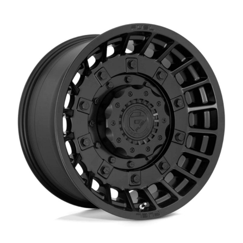 Jante Fuel D723 Militia 20x10" 8x165.1 ET-18, Noir Mat