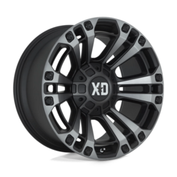Jante XD851 Monster 3 20x9" 8x170 ET18, Noir Satiné, Teinte Grise