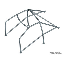 Arceau BMW E46 4 portes - 6 pts à souder - Fe45 - Omp