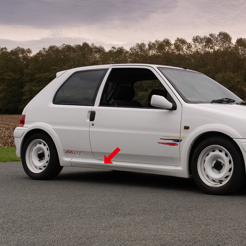 Bas de caisse Peugeot 106 Phase 2 côté droit