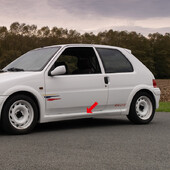 Bas de caisse Peugeot 106 Phase 2 côté gauche