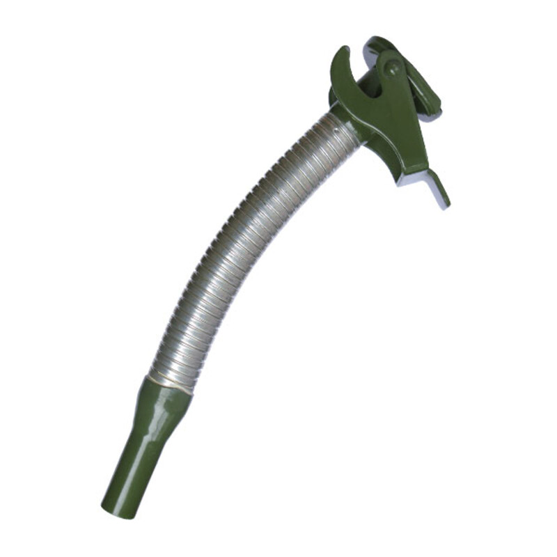 Bec verseur flexible pour jerrycan tôle