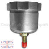 Bocal pour réservoir de liquide de frein alu - hauteur 80mm - argent