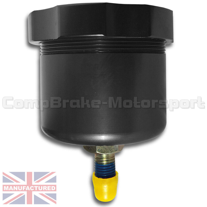 Bocal pour réservoir de liquide de frein alu - hauteur 80mm - noir