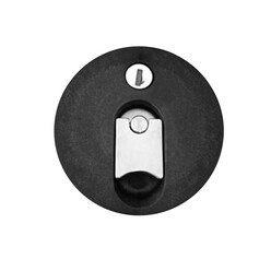 Bouchon Aero 400 - à clé - bride 9 trous - noir