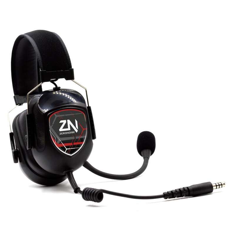 Casque de liaison Zero Noise - prise mâle Nexus type Peltor