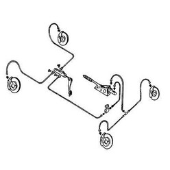 Circuit hydraulique Gr.A/F Lancia Delta Intégrale origine