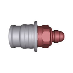 Coupleur Staubli STP08 1655 JIC 9/16x18 femelle - joint viton - alu