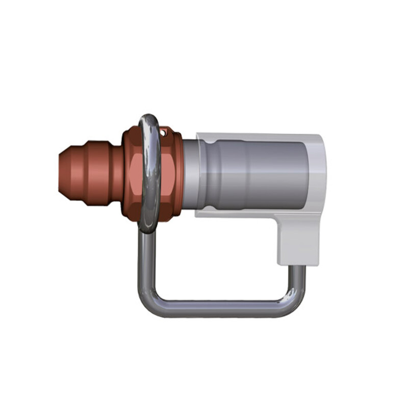Coupleur Staubli STP08 7655 JIC 9/16x18 male - joint viton - alu