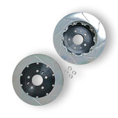 Kit Disques Brembo Racing AV Alpine A110 328x28 rainurés/percés montés sur bol