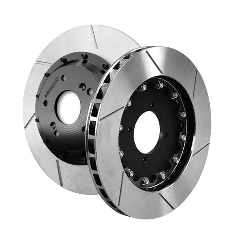 Disques de Frein Rainurés sur bols alu Renault Clio V6 Mk1 330x28