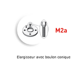 Elargisseurs Renault 4x100 Clio 1/2 RS Mégane Twingo RS R5... 20mm M2a