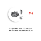 Elargisseurs Suzuki 5x139,7 diamètre 108mm épaisseur 30mm M4