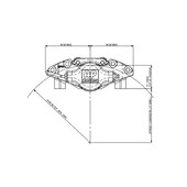 Etrier AP Racing 2 pistons CP5317 - pour disque en 332x26mm - RHT