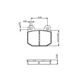 Etrier AP Racing 2 pistons CP5317 - pour disque en 332x26mm - RHT