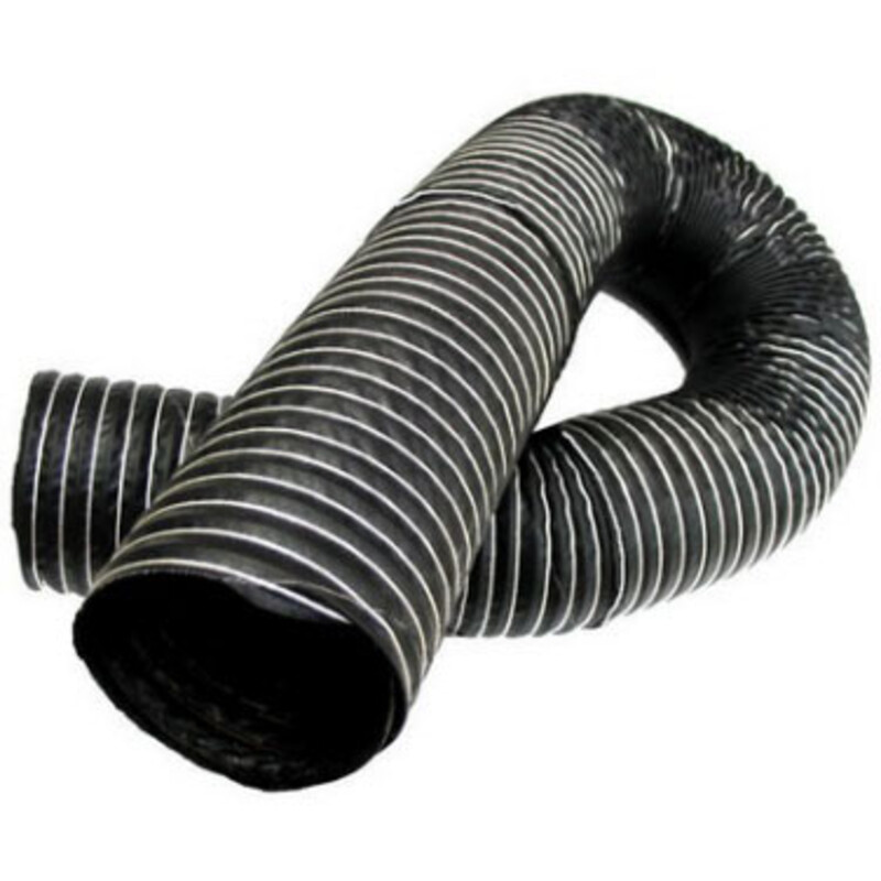 Gaine ventilation/refroidissement Moyenne temp - noire - Ø114mm - 1m