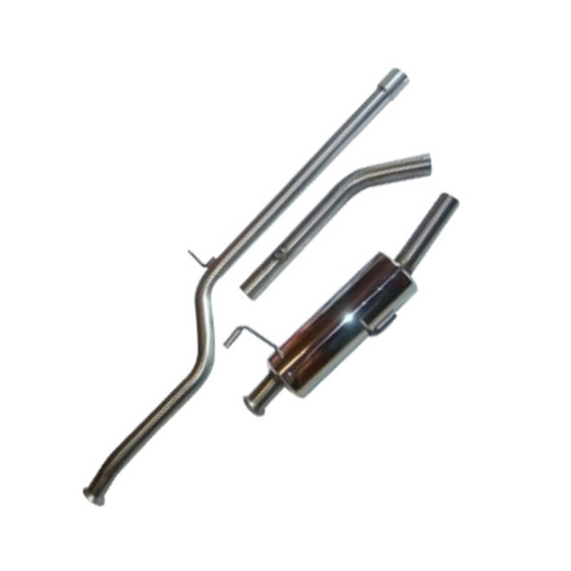 Ligne d'échappement Groupe N inox Peugeot 206 2.0 s16 >01 Euro4