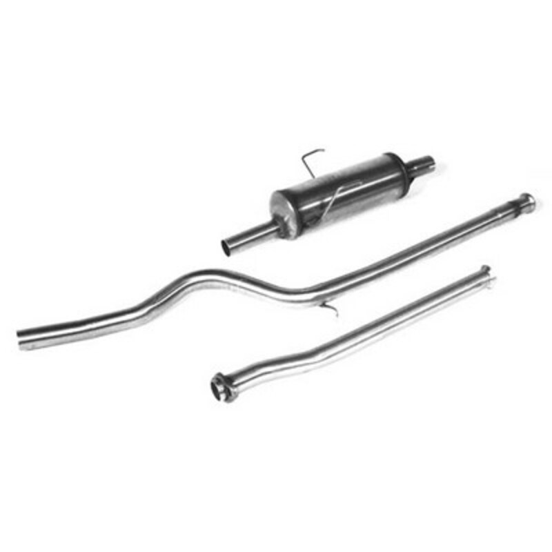 Ligne d'échappement Groupe N inox pour Peugeot 106 1.4 XSI catalysée