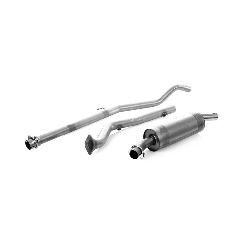 Ligne d'échappement Groupe N inox Renault Clio 2 RS phase 2 